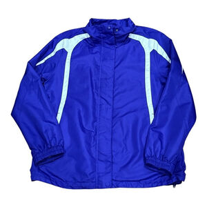 Nevada Jacket Womens M Windbreaker Reflective Trim Outdoor Athletic Polyester